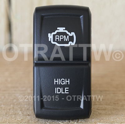 CONTURA XIV, ENGINE HIGH IDLE, LOWER LED INDEPENDENT CONTURA XIV, ENGINE HIGH IDLE, LOWER LED INDEPENDENT