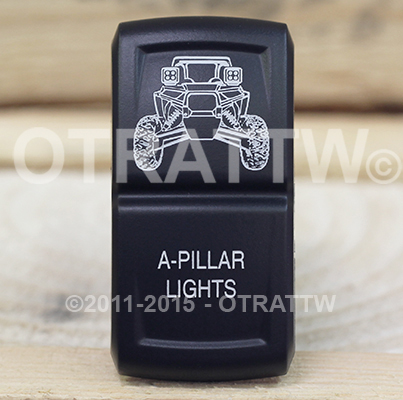 CONTURA XIV, RZR A-PILLAR LIGHTS, UPPER DEPENDENT LED ONLY CONTURA XIV, RZR A-PILLAR LIGHTS, UPPER DEPENDENT LED ONLY