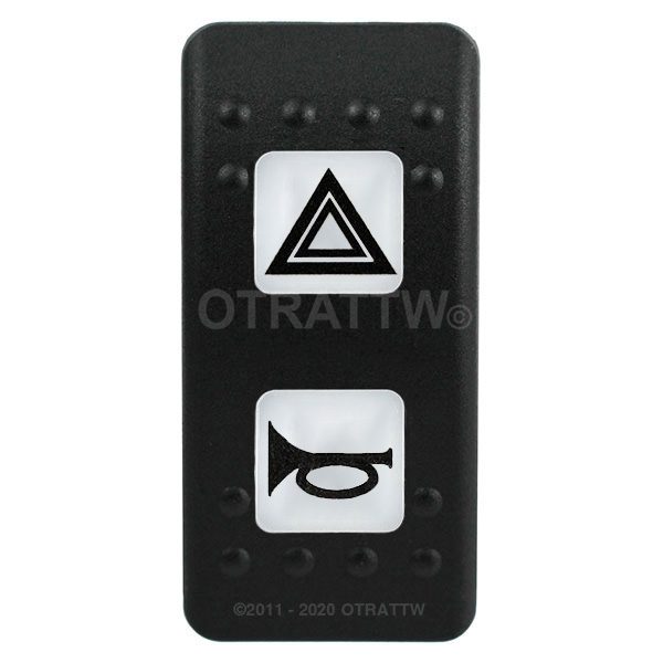 New Carling Actuator AUX START 2 Green Lens Rocker Switch Cover 