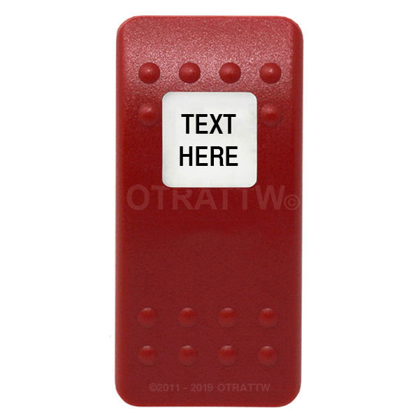 OTRATTW Carling Technologies Contura II Rocker Switch – V1D1B60B-00000-000 (Single Upper Dependent)