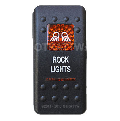 CONTURA II, ROCK LIGHTS, AMBER LENS, LOWER INDEPENDENT CONTURA II, ROCK LIGHTS, AMBER LENS, LOWER INDEPENDENT