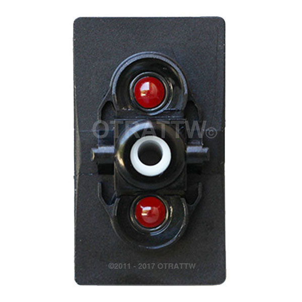 V-SERIES SEALED ROCKER SWITCH, RED LEDS, BODY ONLY, NO ROCKER V-SERIES SEALED ROCKER SWITCH, RED LEDS, BODY ONLY, NO ROCKER
