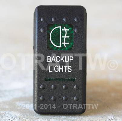 CONTURA II, BACKUP LIGHTS, GREEN LENS, UPPER INDEPENDENT, INCANDESCENT LIGHTS CONTURA II, BACKUP LIGHTS, GREEN LENS, UPPER INDEPENDENT, INCANDESCENT LIGHTS