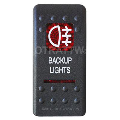 CONTURA II, BACKUP LIGHTS, RED LENS, ROCKER ONLY CONTURA II, BACKUP LIGHTS, RED LENS, ROCKER ONLY