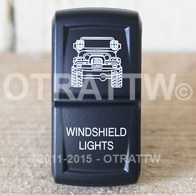 CONTURA XIV, JEEP TJ WINDSHIELD LIGHTS, UPPER LED INDEPENDENT CONTURA XIV, JEEP TJ WINDSHIELD LIGHTS, UPPER LED INDEPENDENT