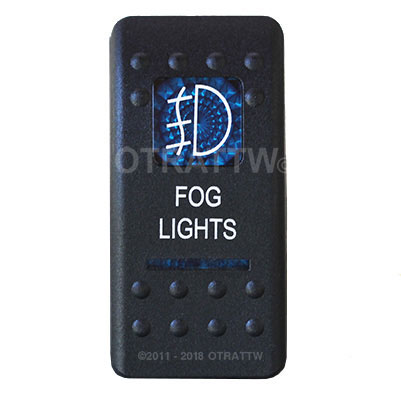 CONTURA II, FOG LIGHTS, BLUE LENS, ROCKER ONLY CONTURA II, FOG LIGHTS, BLUE LENS, ROCKER ONLY