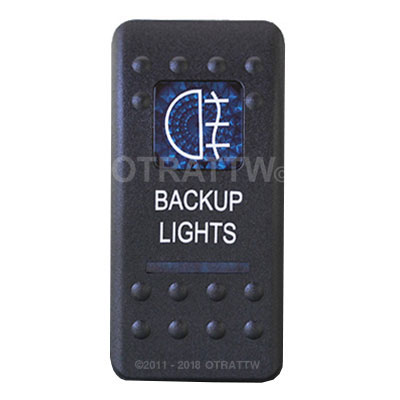 CONTURA II, BACKUP LIGHTS, BLUE LENS, ROCKER ONLY CONTURA II, BACKUP LIGHTS, BLUE LENS, ROCKER ONLY