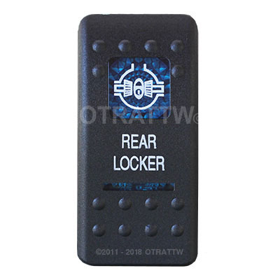 CONTURA II, REAR LOCKER, BLUE LENS, UPPER INDEPENDENT CONTURA II, REAR LOCKER, BLUE LENS, UPPER INDEPENDENT