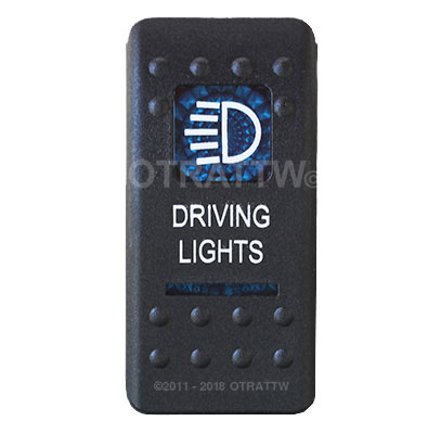 CONTURA II, DRIVING LIGHTS, BLUE LENS, LOWER INDEPENDENT CONTURA II, DRIVING LIGHTS, BLUE LENS, LOWER INDEPENDENT