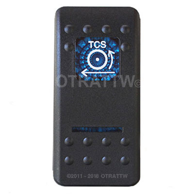 CONTURA II, TRACTION CONTROL, BLUE LENS, ROCKER ONLY CONTURA II, TRACTION CONTROL, BLUE LENS, ROCKER ONLY