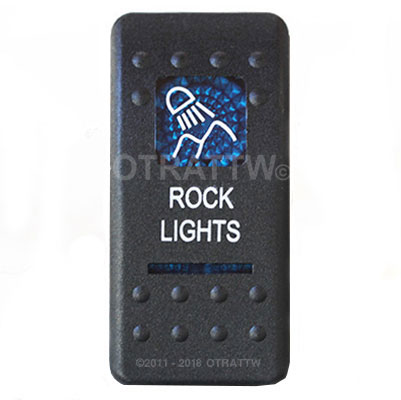 CONTURA II, ROCK LIGHTS, BLUE LENS, ROCKER ONLY CONTURA II, ROCK LIGHTS, BLUE LENS, ROCKER ONLY