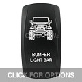 CONTURA V, JEEP TJ BUMPER LIGHT BAR, ROCKER ONLY