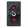 CONTURA V, RED/RED LEDS, LOWER LED INDEPENDENT