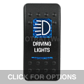 CONTURA II, DRIVING LIGHTS, BLUE LENS, LOWER INDEPENDENT