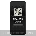 CONTURA II, NAV/ANC LIGHTS, WHITE LENS, LOWER INDEPENDENT