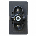 V-SERIES SEALED ROCKER SWITCH, BODY ONLY, NO ROCKER