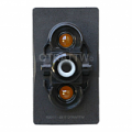 V-SERIES SEALED ROCKER SWITCH, BODY ONLY, NO ROCKER