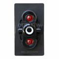 CONTURA V, RED/RED LEDS, MOMENTARY LOWER LED INDEPENDENT