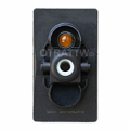 CONTURA V, SINGLE AMBER LED, MOMENTARY UPPER DEPENDENT LED ONLY CONTURA V, SINGLE AMBER LED, MOMENTARY UPPER DEPENDENT LED ONLY