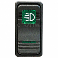 CONTURA X, DRIVING LIGHTS, SEALED ROCKER SWITCH, GREEN LENS