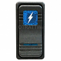 CONTURA X, AUX, SEALED ROCKER SWITCH, BLUE LENS