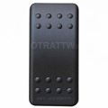 CONTURA II, BLACK ROCKER, NON-LIGHTED SWITCH
