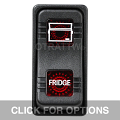 CONTURA X, FRIDGE, SEALED ROCKER SWITCH, RED LENS