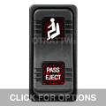 CONTURA X, PASSENGER EJECT, SEALED ROCKER SWITCH, RED LENS