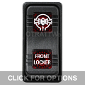 CONTURA X, FRONT LOCKER, SEALED ROCKER SWITCH, RED LENS