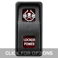 CONTURA XI, LOCKER POWER, SEALED ROCKER SWITCH, RED LENS