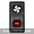 CONTURA X, FAN, SEALED ROCKER SWITCH, RED LENS