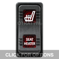 CONTURA X, SEAT HEATER, SEALED ROCKER SWITCH, RED LENS
