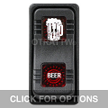 CONTURA X, BEER, SEALED ROCKER SWITCH, RED LENS