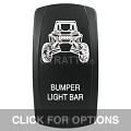 CONTURA V, RZR BUMPER LIGHT BAR, UPPER DEPENDENT LED ONLY