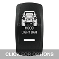 CONTURA V, JEEP JK HOOD LIGHT BAR , UPPER INDEPENDENT