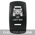 CONTURA V, JEEP JK LED LIGHT BAR, UPPER INDEPENDENT