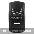 CONTURA V, HEADLIGHTS, UPPER INDEPENDENT