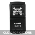 CONTURA XIV, JEEP JK BUMPER LIGHTS, UPPER DEPENDENT LED ONLY