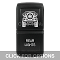 CONTURA XIV, JEEP TJ REAR LIGHTS, UPPER DEPENDENT LED ONLY