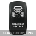 CONTURA V, JEEP JK WINDSHIELD LIGHT BAR, UPPER INDEPENDENT