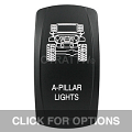 CONTURA V, JEEP JK A-PILLAR LIGHTS, LOWER INDEPENDENT