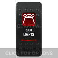 CONTURA II, ROOF LIGHTS, RED LENS, UPPER INDEPENDENT