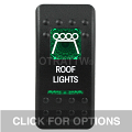 CONTURA II, ROOF LIGHTS, GREEN LENS, LOWER INDEPENDENT
