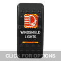 CONTURA II, WINDSHIELD LIGHTS, AMBER LENS, UPPER INDEPENDENT