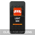 CONTURA II, LIGHT BAR, AMBER LENS, UPPER INDEPENDENT