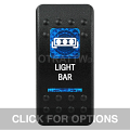 CONTURA II, LIGHT BAR, BLUE LENS, UPPER INDEPENDENT