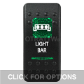 CONTURA II, LIGHT BAR, GREEN LENS, UPPER INDEPENDENT