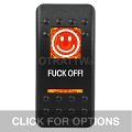 CONTURA II, FUCK OFF!, AMBER LENS, LOWER INDEPENDENT