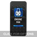CONTURA II, ENGINE FAN, BLUE LENS, UPPER INDEPENDENT