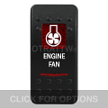 CONTURA II, ENGINE FAN, RED LENS, UPPER INDEPENDENT